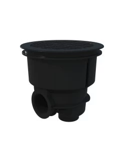 Bonde De Fond - NORM - Grille Plate (béton) - Anthracite