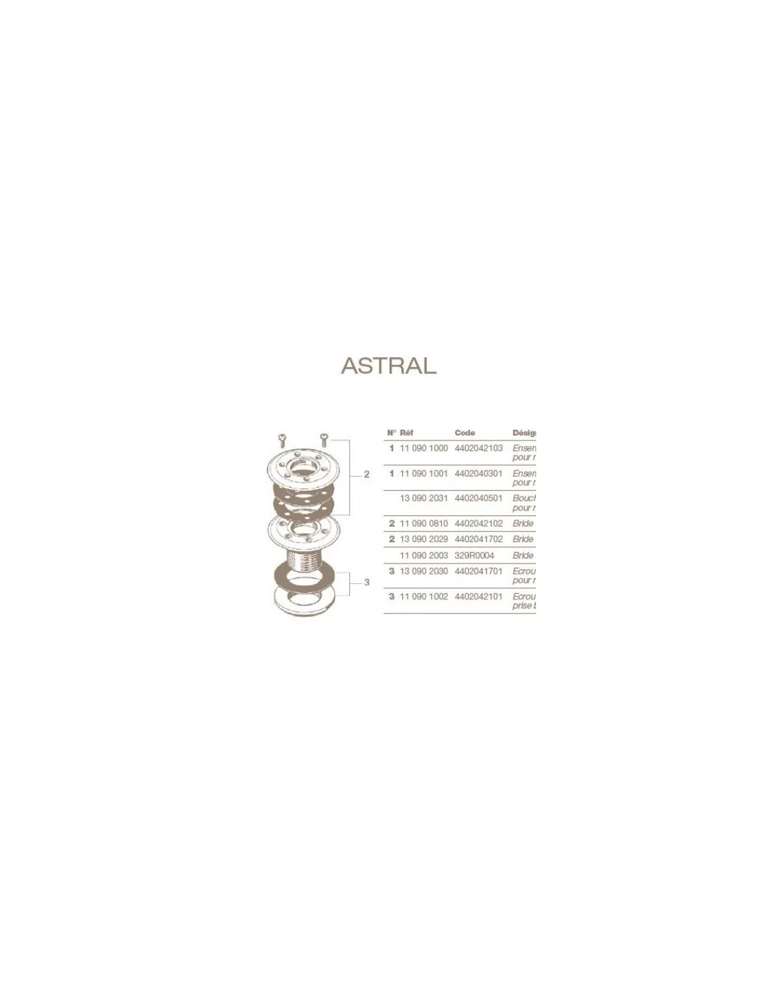 Bride BOR 00338 (+ Joints Et Vis) - Panneaux (ASTRAL) 2 Bride BOR 00338 (+ Joints Et Vis) - Panneaux (ASTRAL) – Image 2