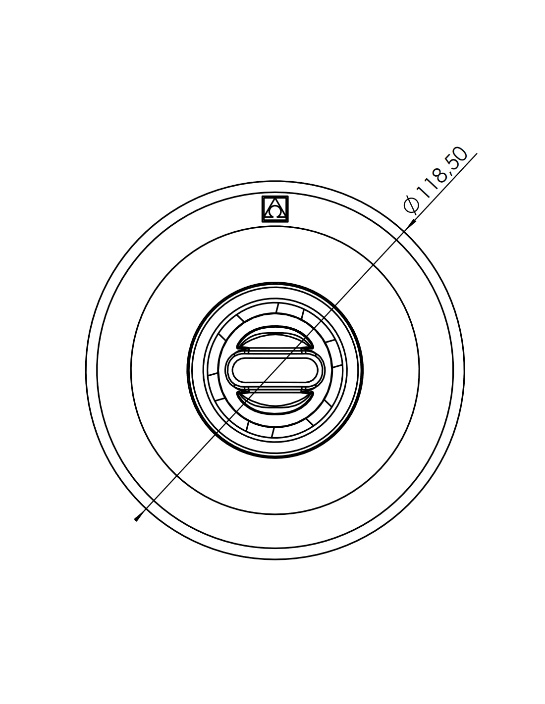 Buse De Refoulement Avec écrou (Piscine Liner) - NORM 3 Buse De Refoulement Avec écrou (Piscine Liner) - NORM – Image 3
