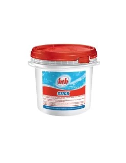 HTH - Chlore Sans Stabilisant - Stick De 300 G - Seau De 4,5 Kg