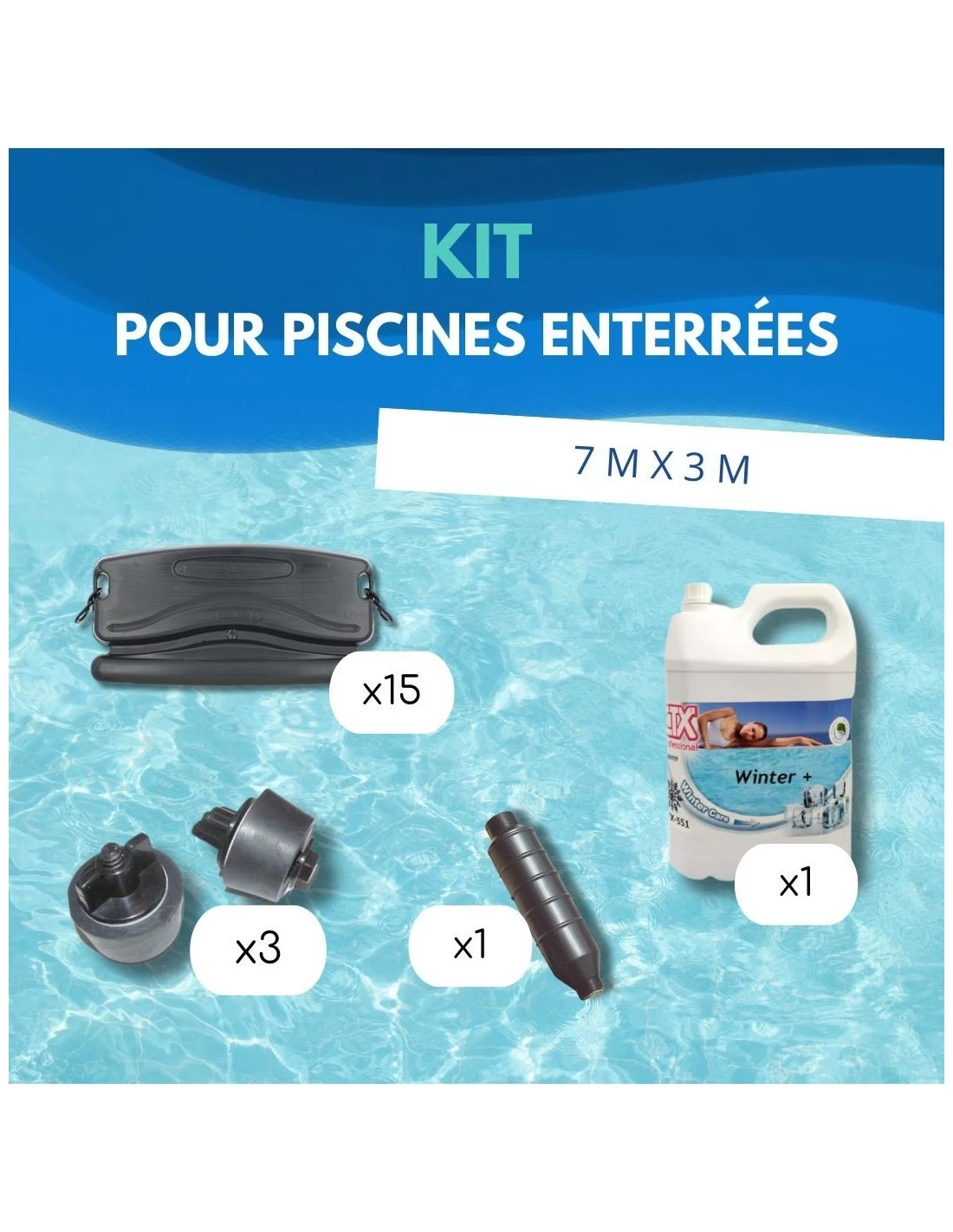 Kit Hivernage Piscine Enterrée 7x3m 2 Kit Hivernage Piscine Enterrée 7x3m – Image 2