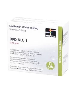 Pastilles Réactifs DPD1 Chlore Total- 250 Pastilles ( Pour Scuba )