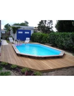 Piscine Bois Octogonale Allongée Mister-Wood 350 X 700 X 130 Cm -AquaSpa Outlet Piscine Tienda piscine bois octogonale alongee mister wood 350 x 700 x 130 cm 3