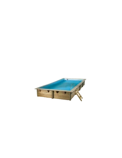 Piscine Bois Ubbink Azura 505 X 350 X H 126 Cm