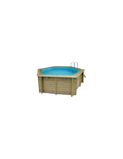 Piscine Bois Ubbink Azura Ø 410 X H 120 Cm