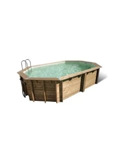 Piscine Bois Ubbink Océa 610 X 400 X H 130 Cm